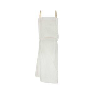Carven Women White Silk Dress